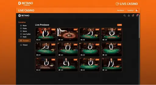 Betano Casino - live casino a skvělé bonusy